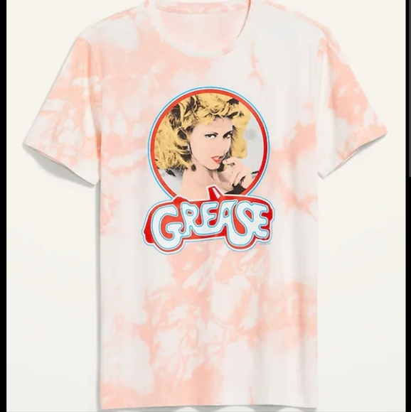 Old Navy Tops - GREASE Tie Dye Retro Graphic Tee